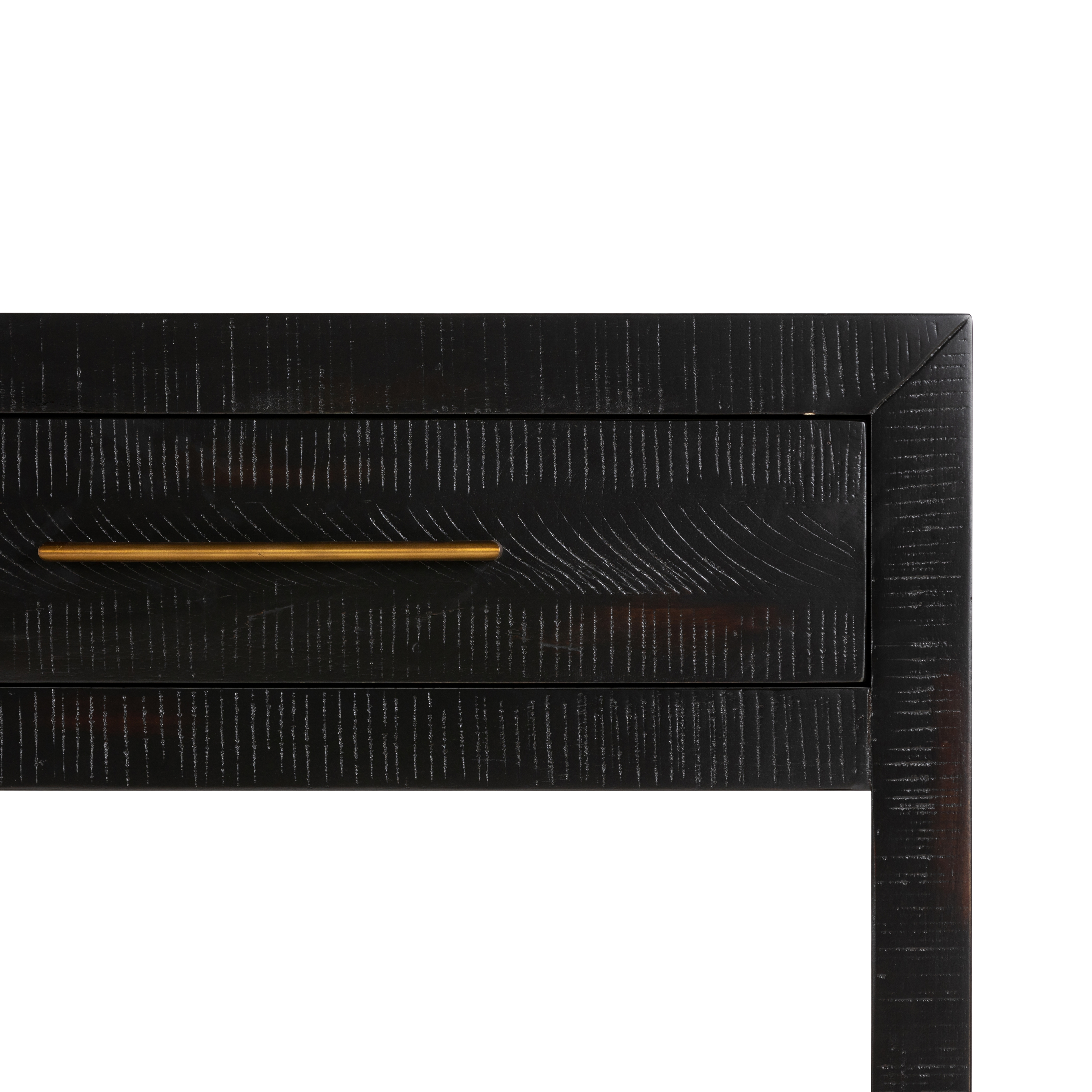 Suki Console Table-Burnished Black - Image 4