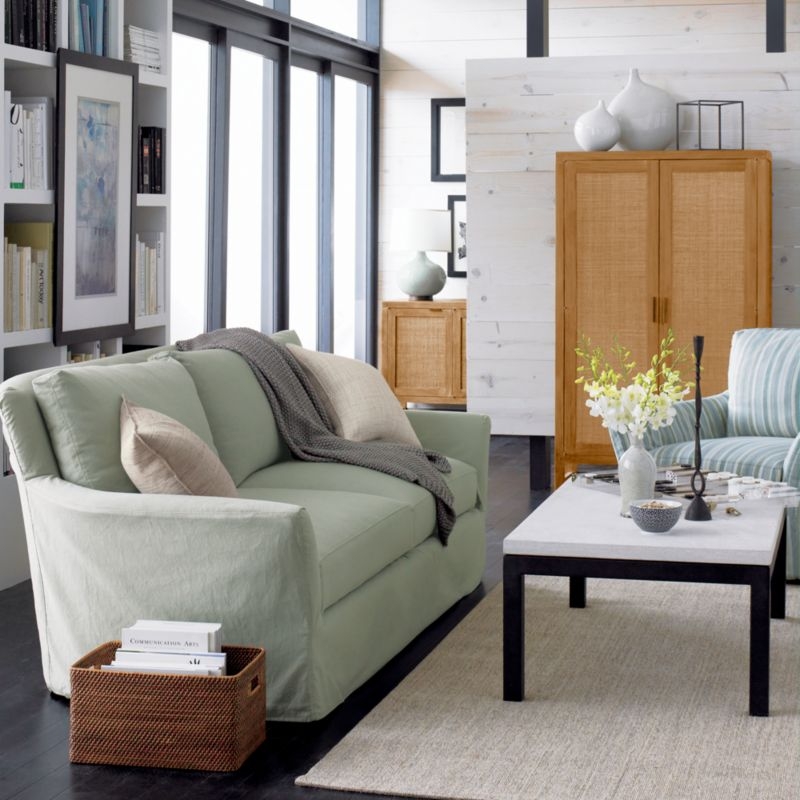 Blake Light Brown Teak and Rattan 2-Door Storage Cabinet - Image 2