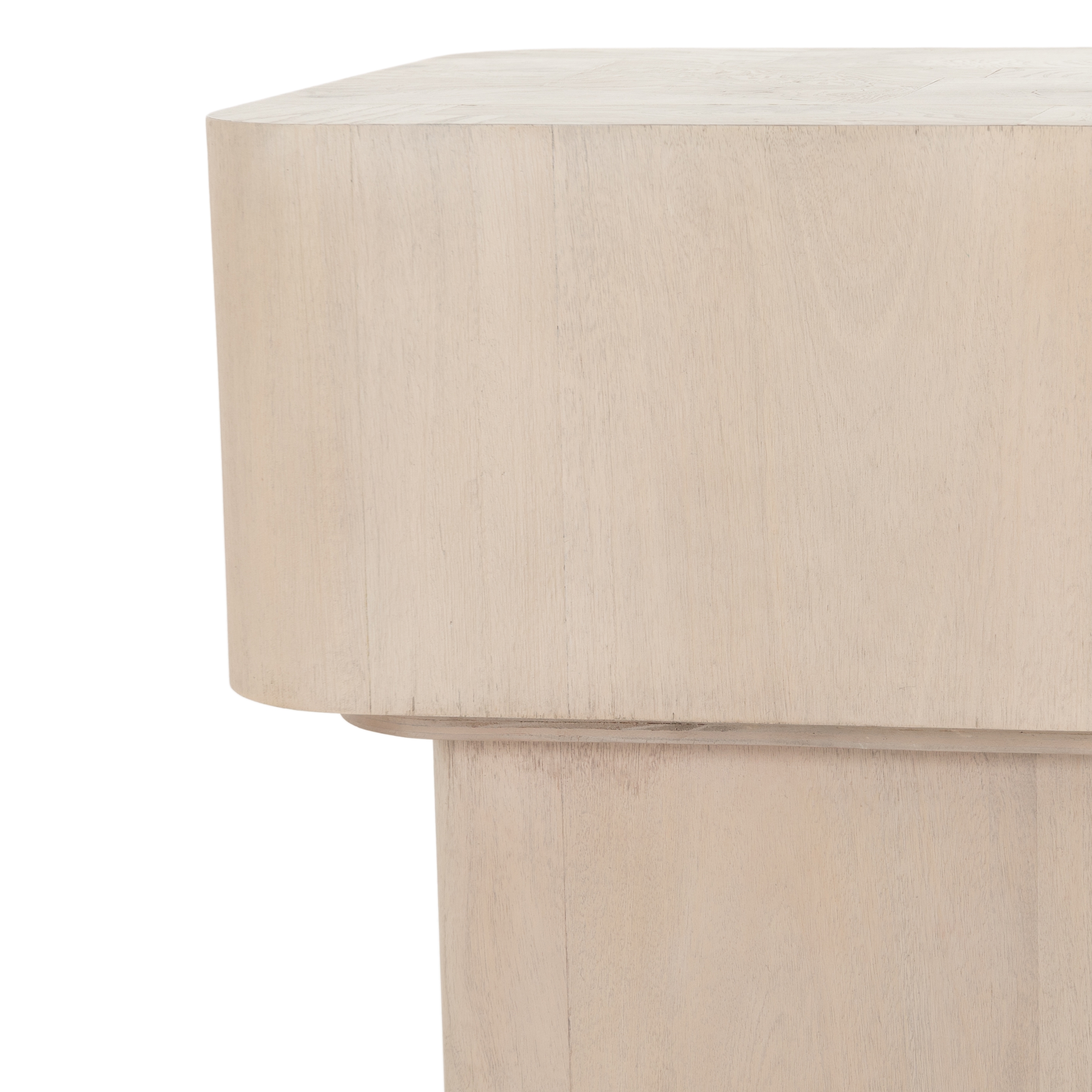 Blanco End Table - Bleached Burl - Image 10
