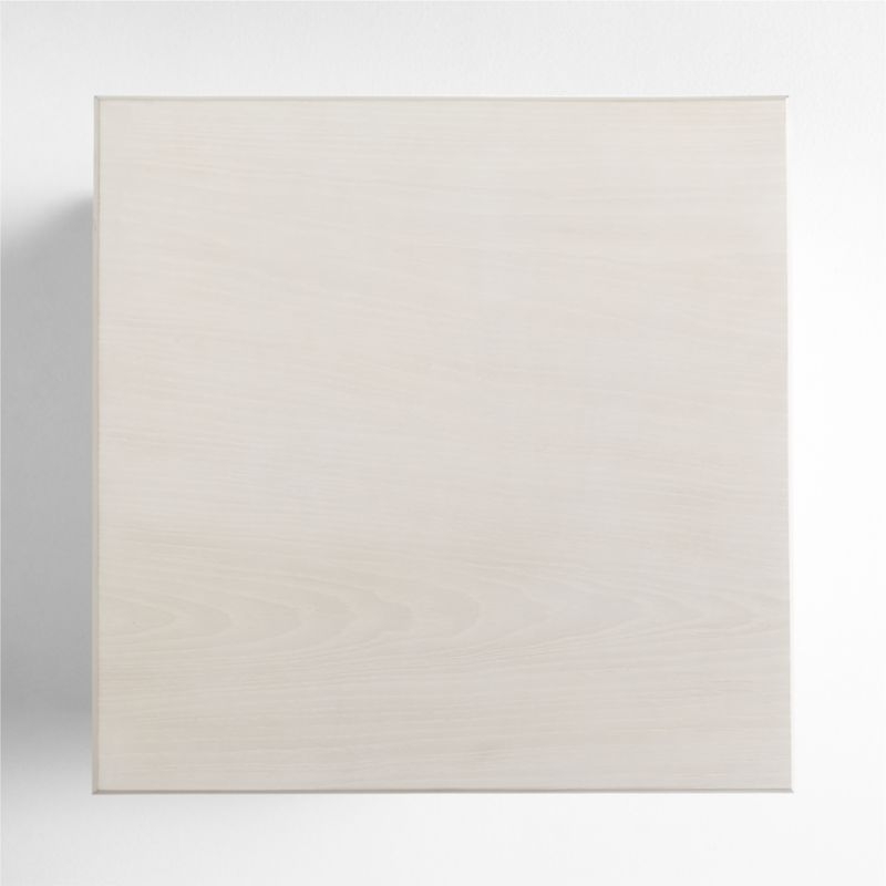 Onda Whitewashed Oak Wood Side Table - Image 5