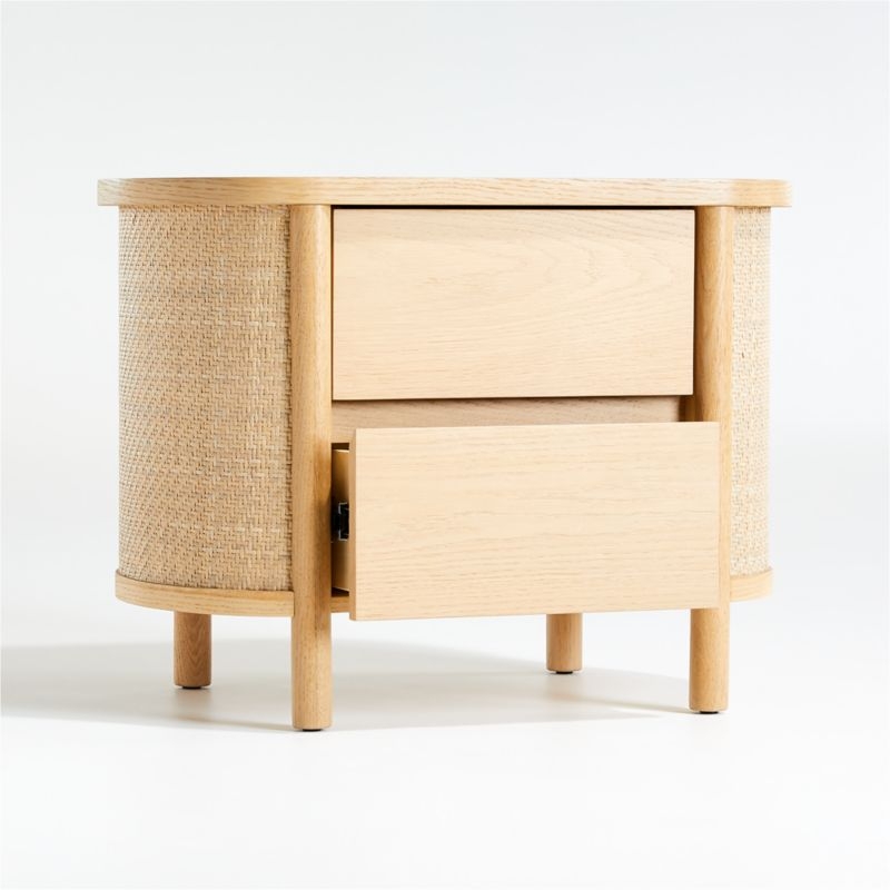 Canyon Natural Wood 2-Drawer Kids Nightstand by Leanne Ford - Image 4