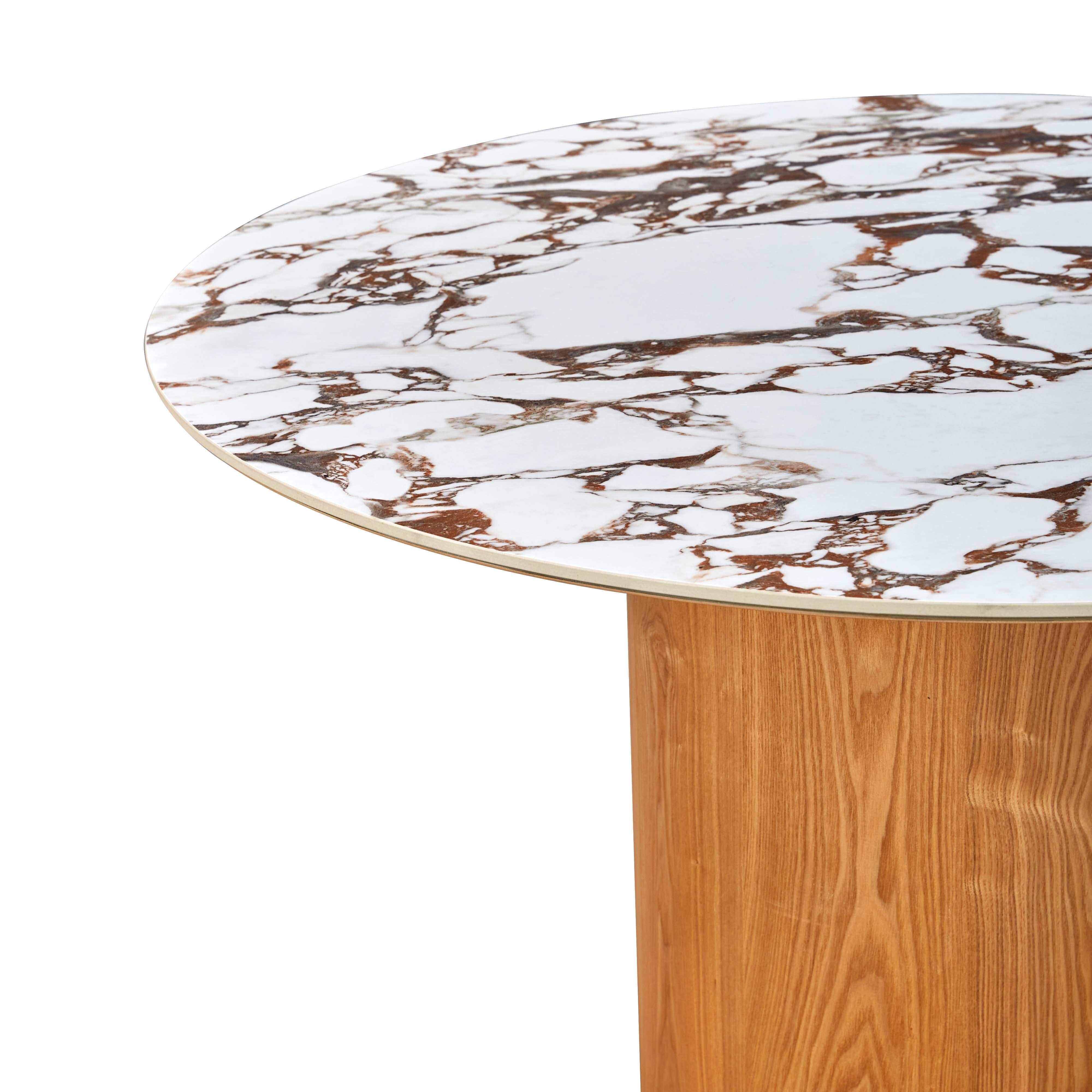 Tamara Marble Ceramic Round Dinette Table - Image 3