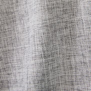 Crossweave Curtain, Stone White, 48"x84" - Image 1