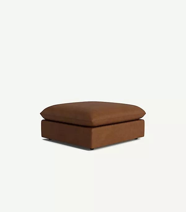 James Leather Ottoman - Image 0