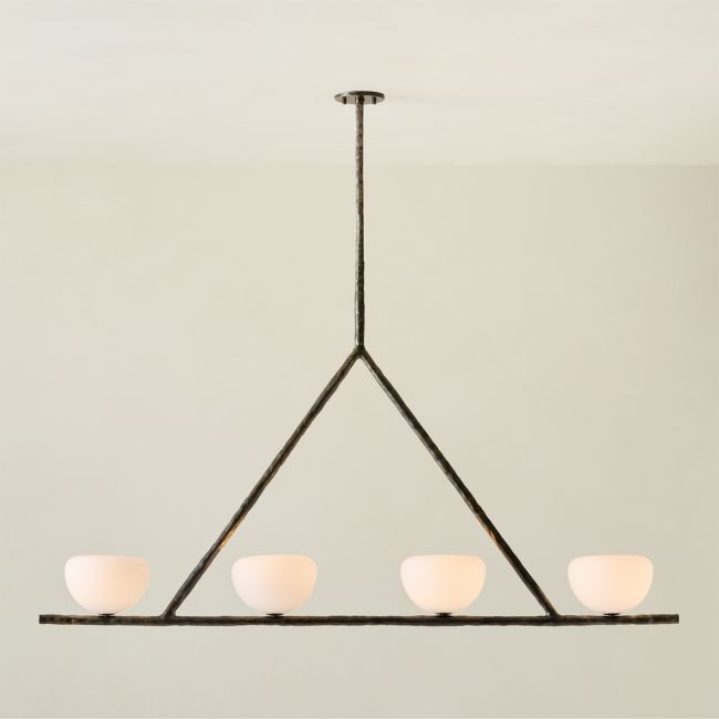 Smith 4-Light Dark Bronze Pendant Light - Image 0