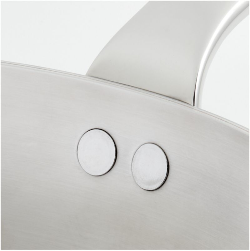 Crate & Barrel EvenCook Core ® 8" Stainless Steel Fry Pan - Image 3