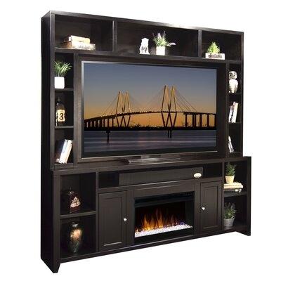 Entertainment Center for TVs up to 70" with Electric Fireplace Included - Image 0