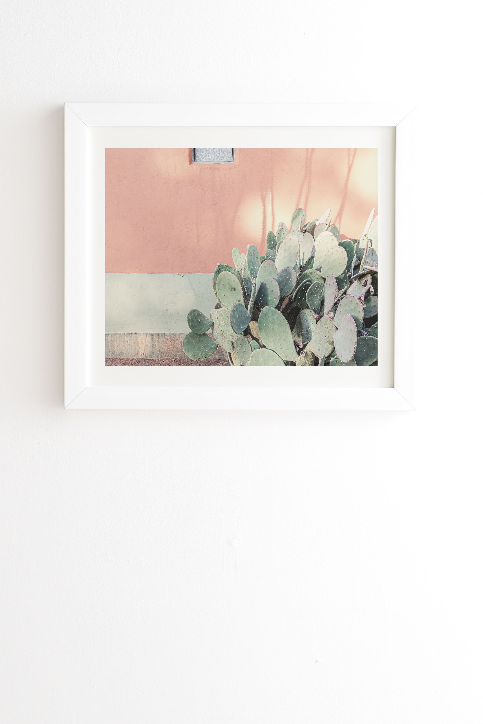 Local Color X Marfa Texas by Ann Hudec - Framed Wall Art Basic White 30" x 30" - Image 0