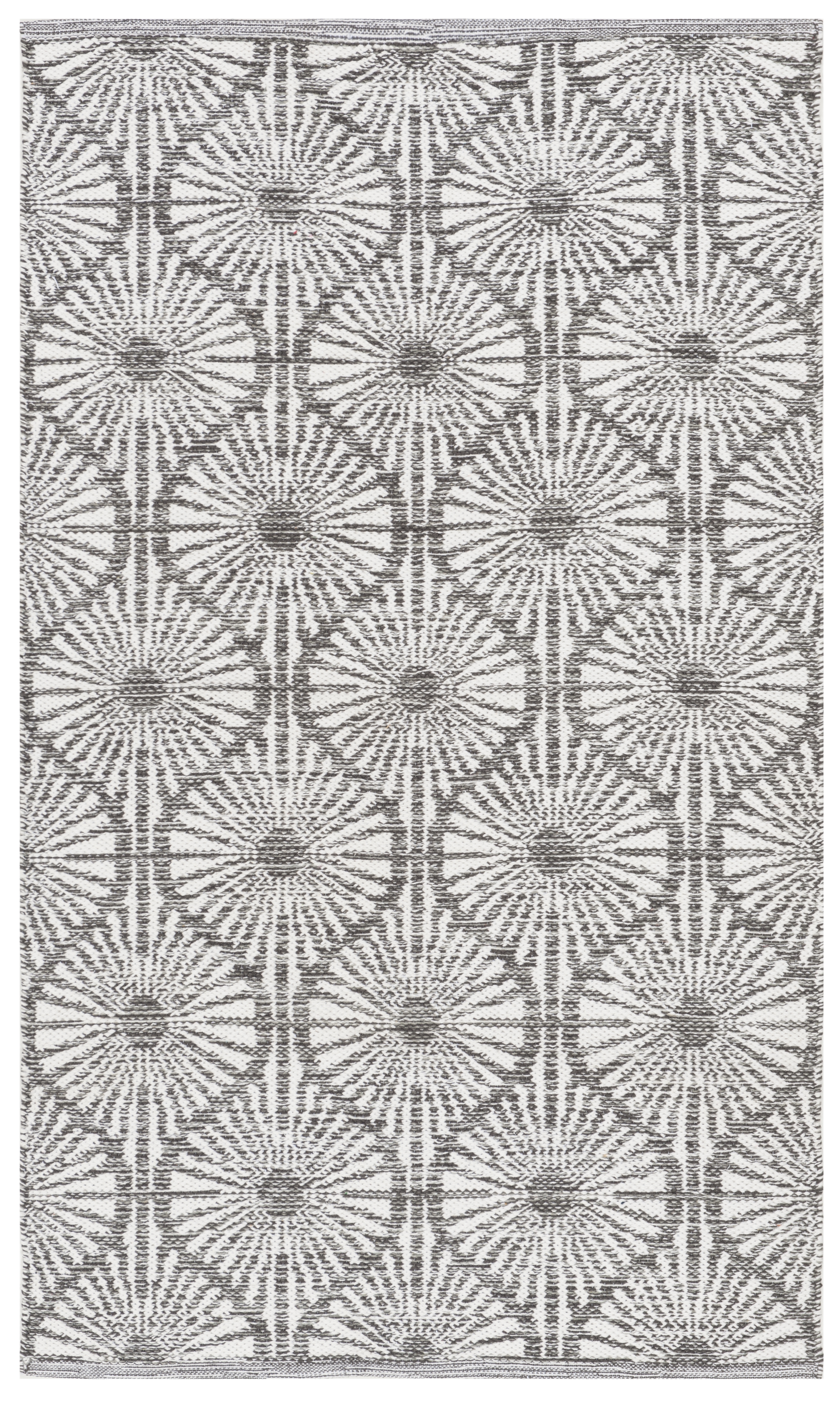 Arlo Home Hand Woven Area Rug, MTK606J, Charcoal/Ivory,  3' X 5' - Image 0