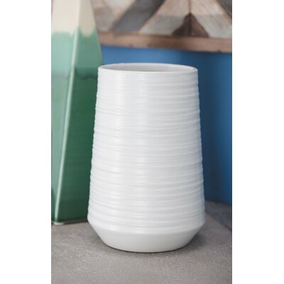 Farmhouse Pear-shaped Ceramic Table Vase - Image 1