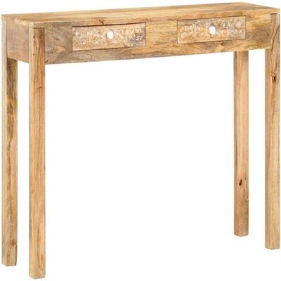 Console Table 47.2"X11.8"X29.5" Solid Mango Wood - Image 0
