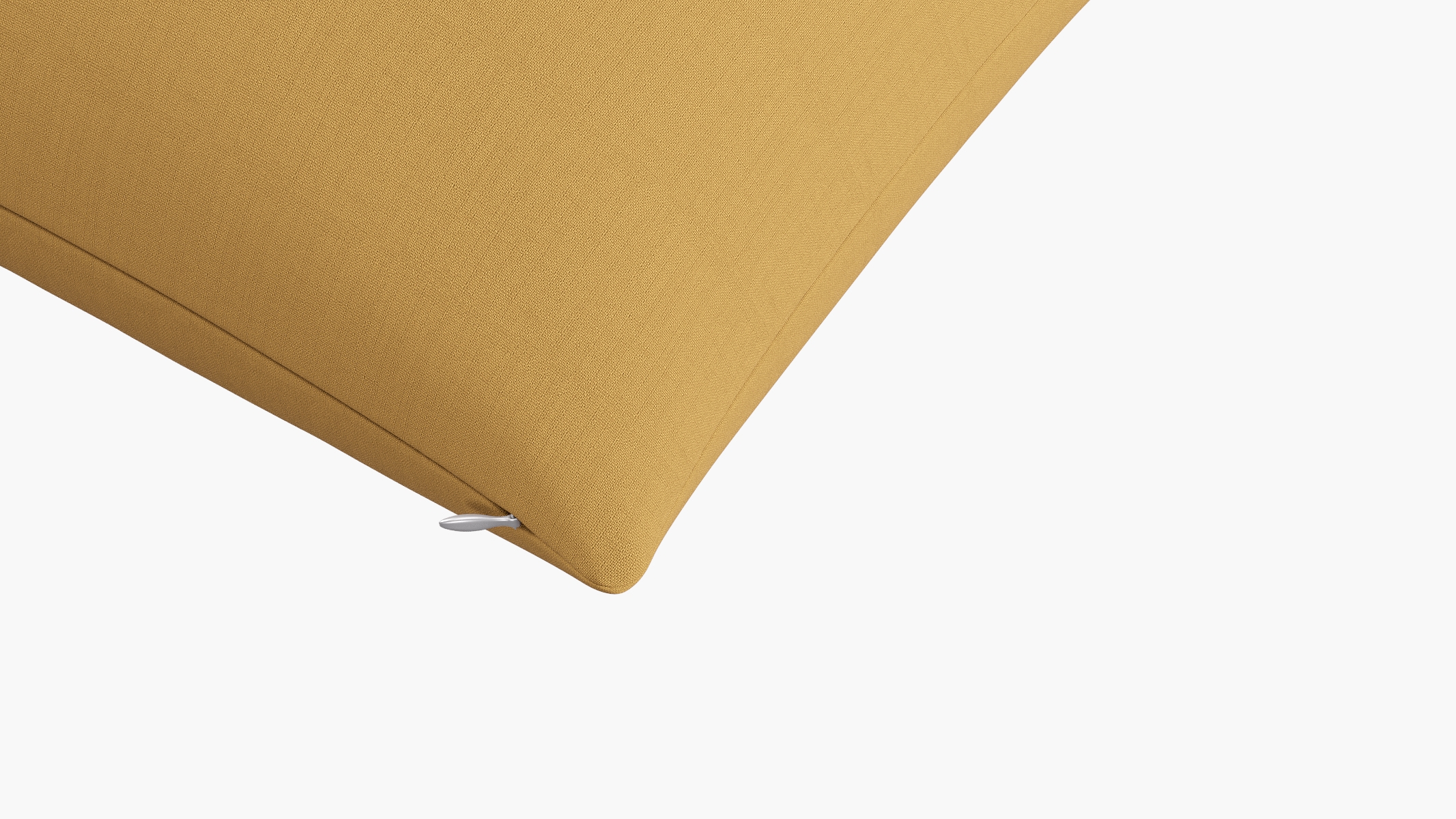 Throw Pillow 26", French Yellow Everyday Linen, 26" x 26" - Image 1