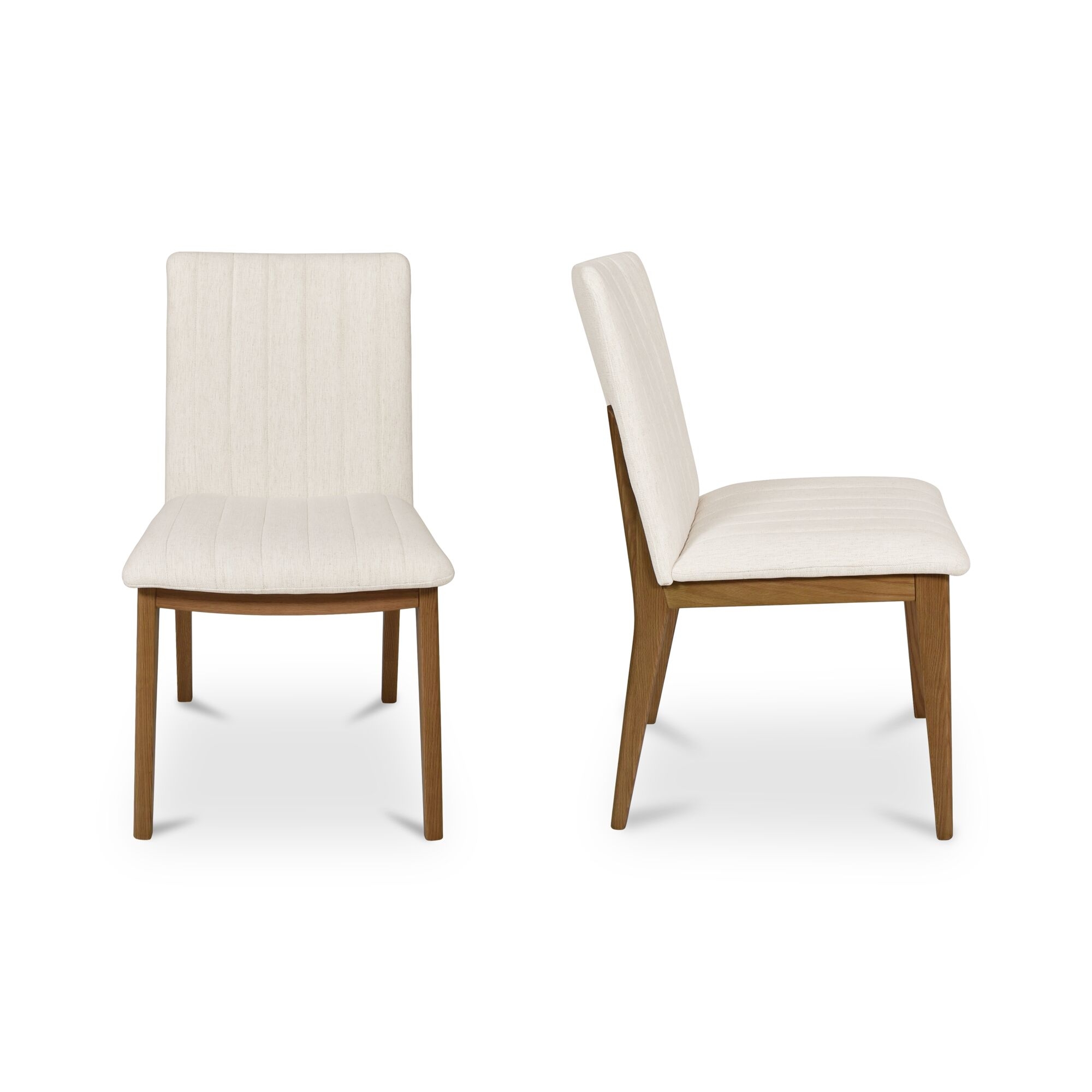 Demi Dining Chair Cream-Set of Two - Image 3