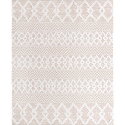Casa Southwestern Cotton Beige Area Rug - Image 0