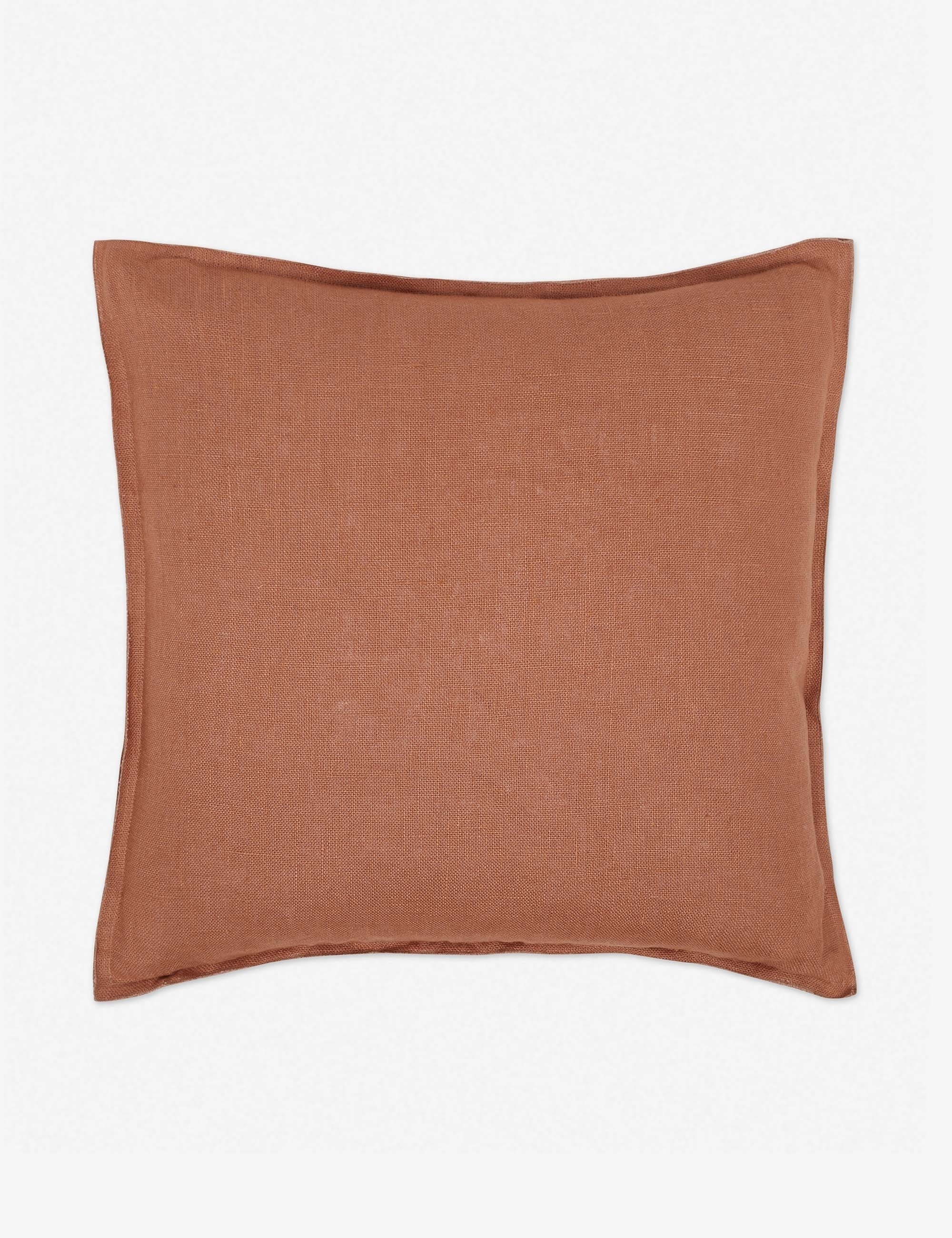 20" Arlo Linen Pillow, Rust - Image 0