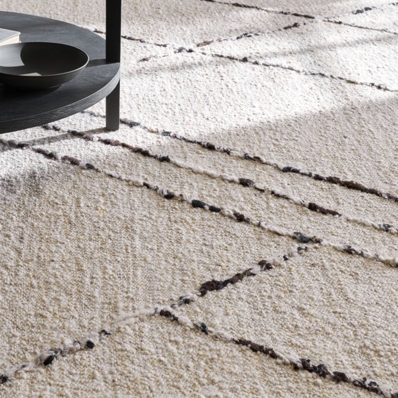 Vail Zig Zag Geometric Espresso Brown Area Rug 6'x9' - Image 1