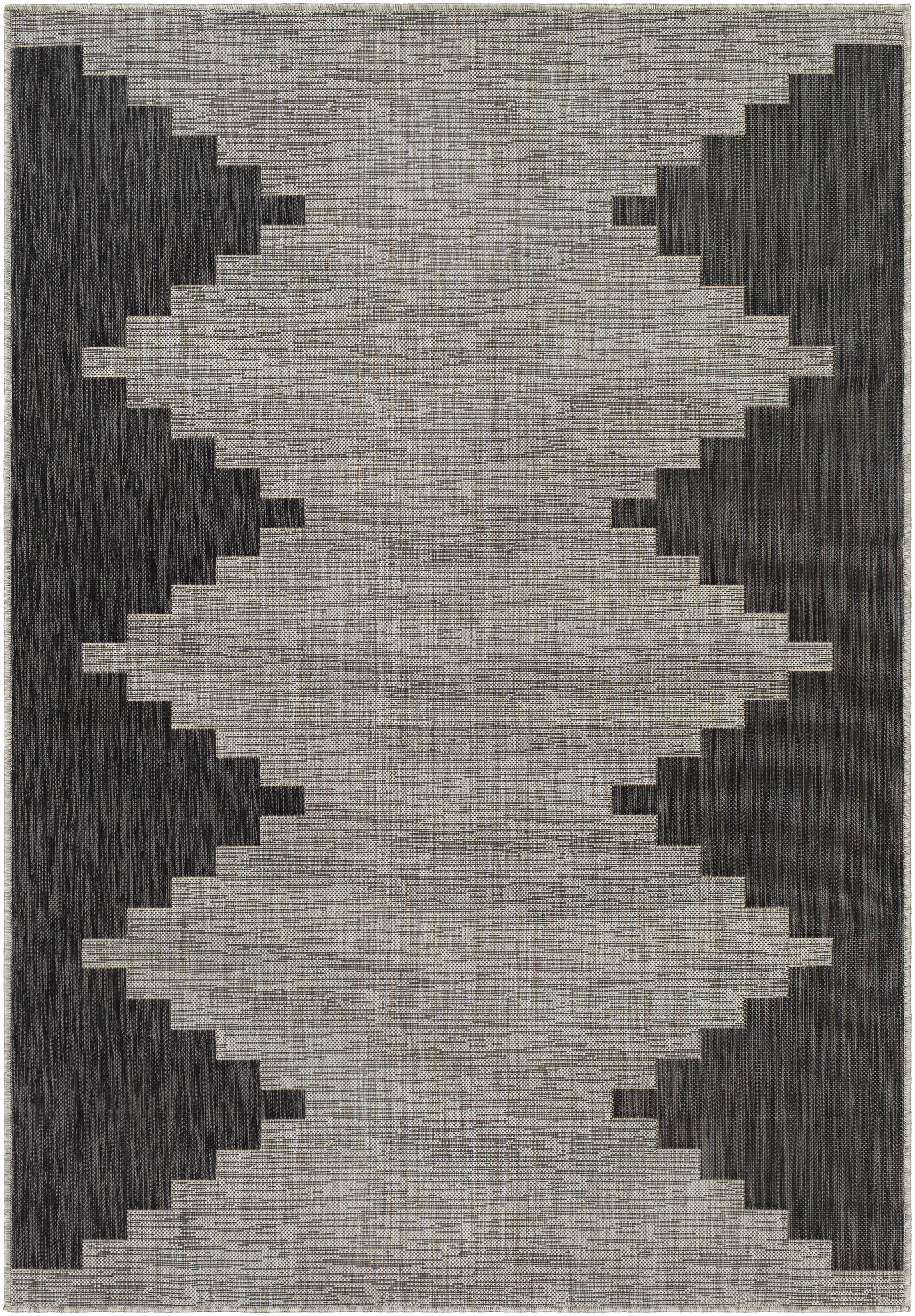 Malibu  Outdoor 6'7" x 9' Machine Woven Rug - Image 0
