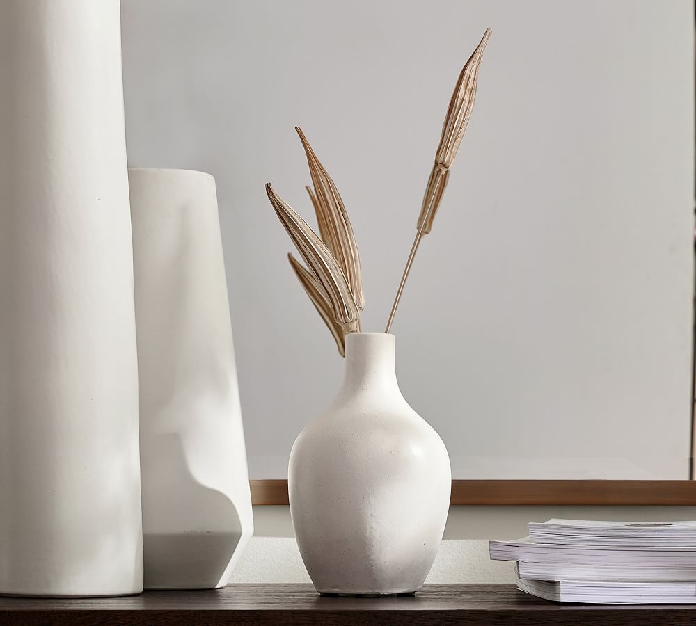 Studio Vase Collection, Small Bottle, White - Image 5