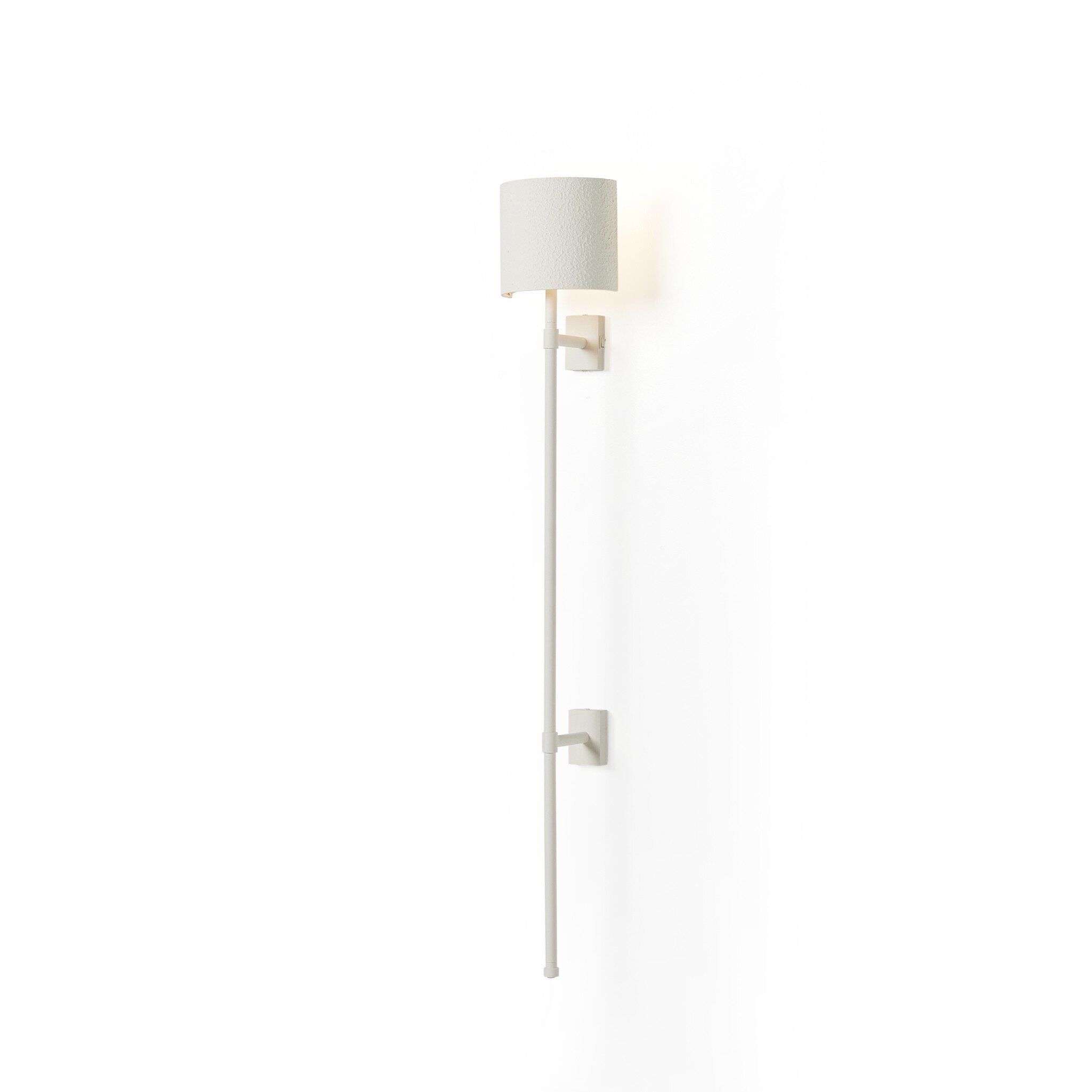 Maurice Sconce - Matte White Plaster - Image 1