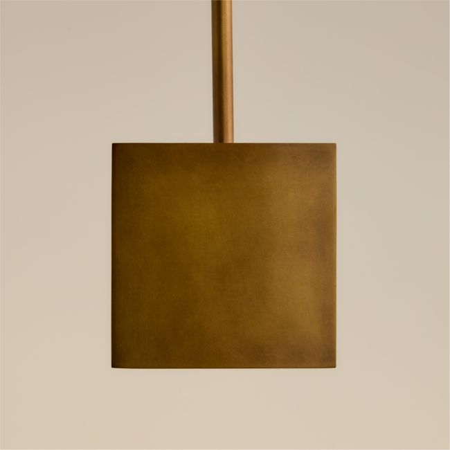 Indy Square Metal Pendant Light by Brigette Romanek - Image 0