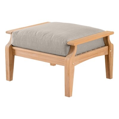 Tyron Outdoor Ottoman with Cushion - Image 0