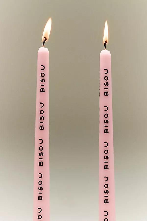 The Amour Taper Candles, Set of 2 - Image 0