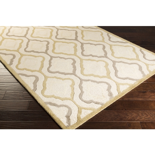 Modern Classics Beige Indoor 9' x 13' Handmade Rug - Image 2
