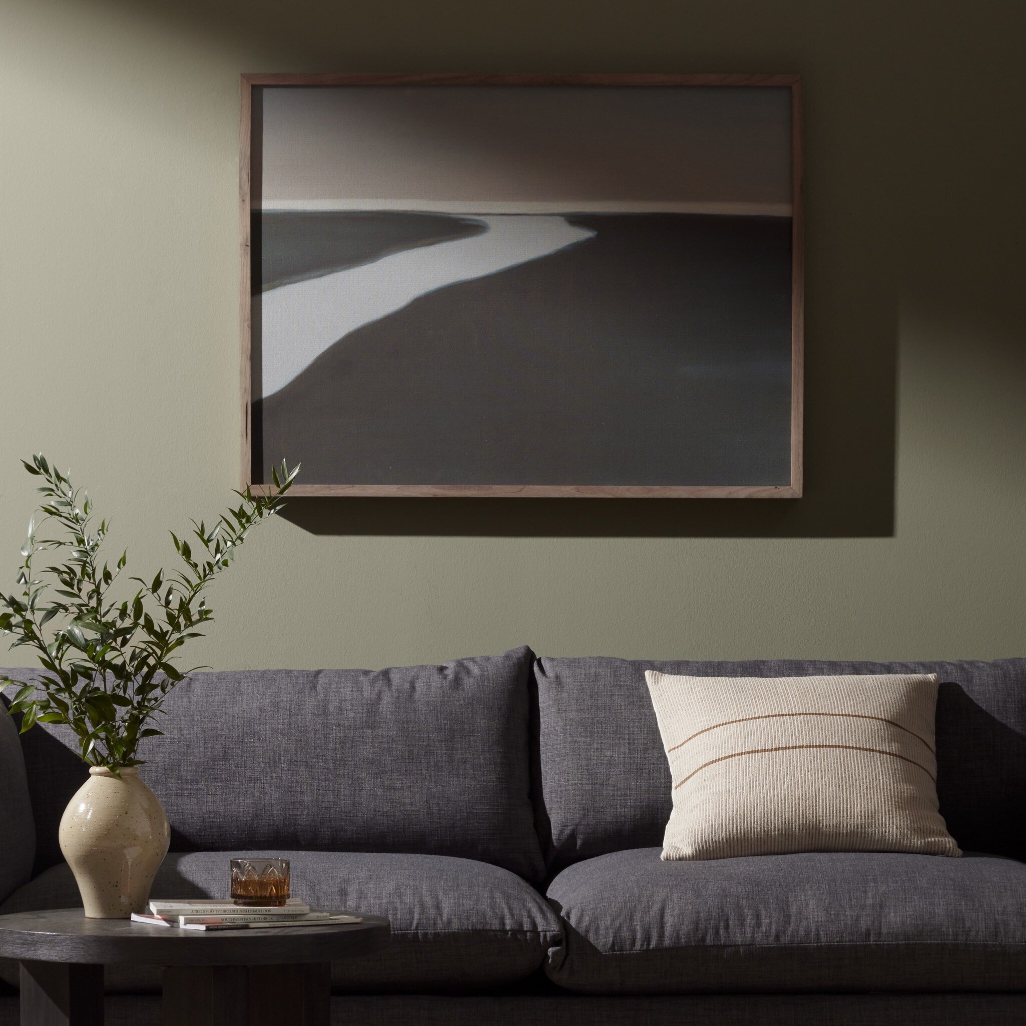 Minimal Landscape 14 by Roseanne Kenny - Rustic 2.5 Walnut - Image 5