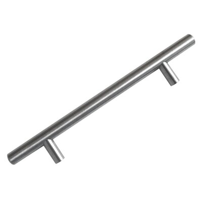 Outdoor Use Powder Coated Brushed Nickel Stainless Steel Bar Pull Handle - 5" X 8" - Image 0