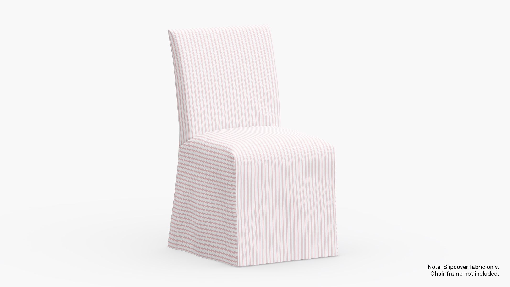 Extra Slipcover, Pink Classic Ticking Stripe - Image 0