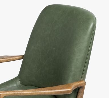 Fairview Leather Desk Chair, Durango Smoke - Image 2