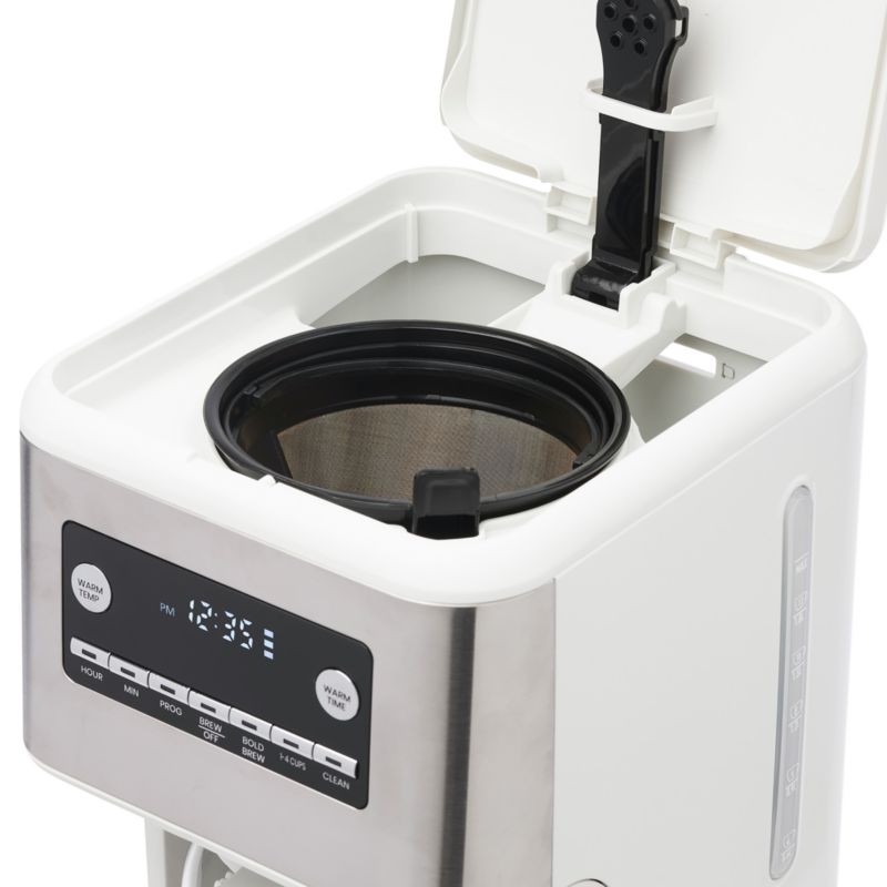 HADEN Generous Brew White 14-Cup Drip Coffee Maker - Image 2