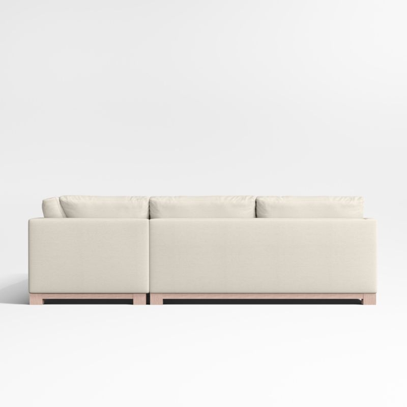 Gather Wood Base 4-Piece L-Shaped Sectional Sofa with Chaise Lounge - Image 3