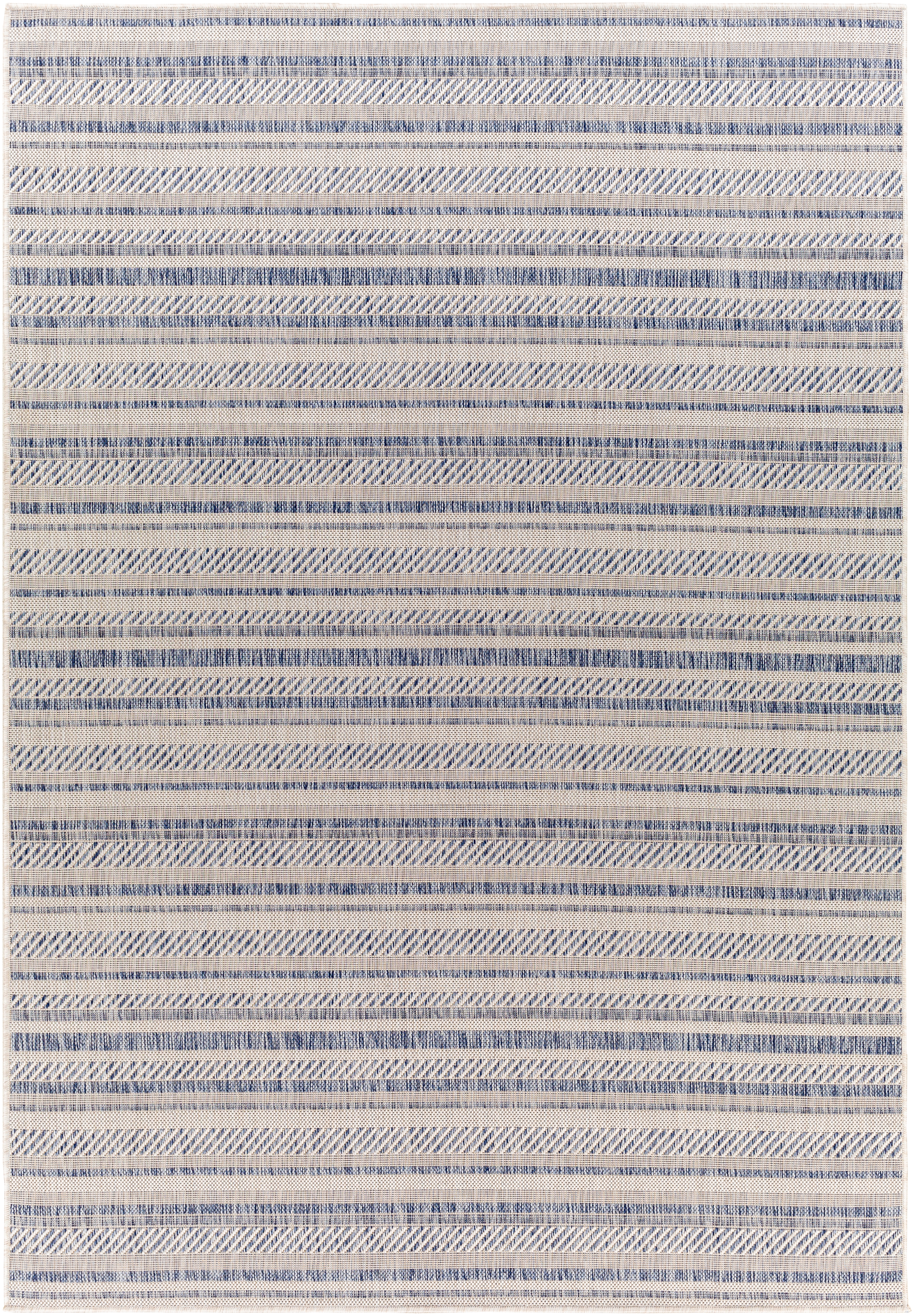 Eagean Gray Outdoor 2'7" x 12' Machine Woven Rug - Image 0