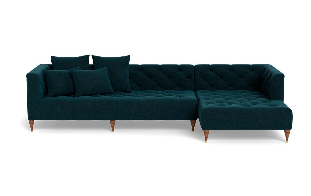 Ms. Chesterfield Sectional Sofa with Right Chaise by Apartment Therapy - Image 0