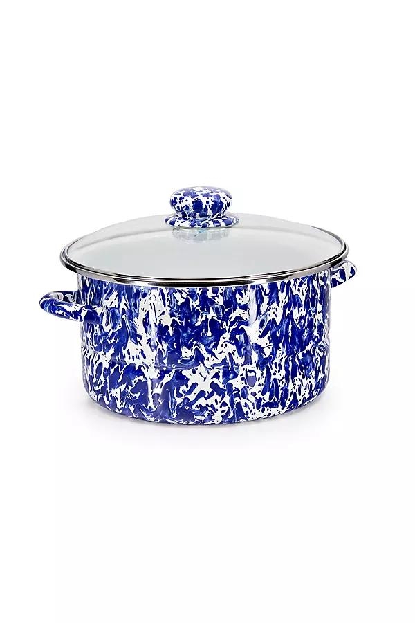 6 Quart Enamelware Stock Pot - Image 0