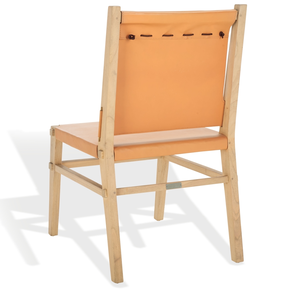 Catriella Leather Dining Chair - Tan / Natural - Image 8