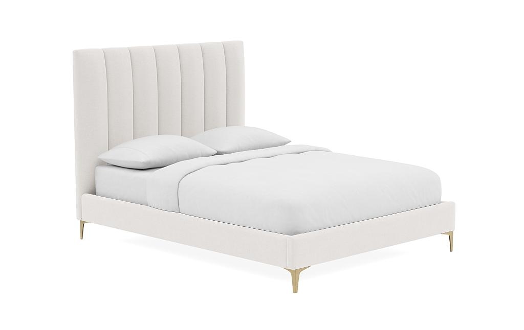 Lowen Upholstered Bed with Tufting Option - Image 1