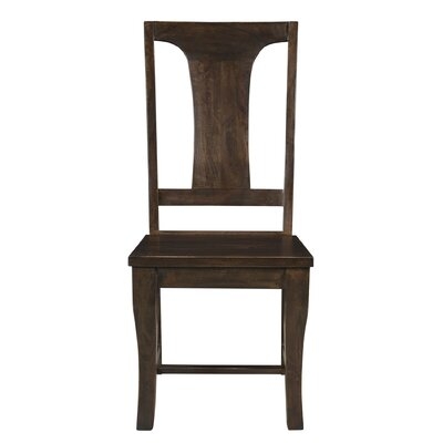 Hornick Solid Wood Slat Back Side Chair in Vintage Brown (Set of 2) - Image 0