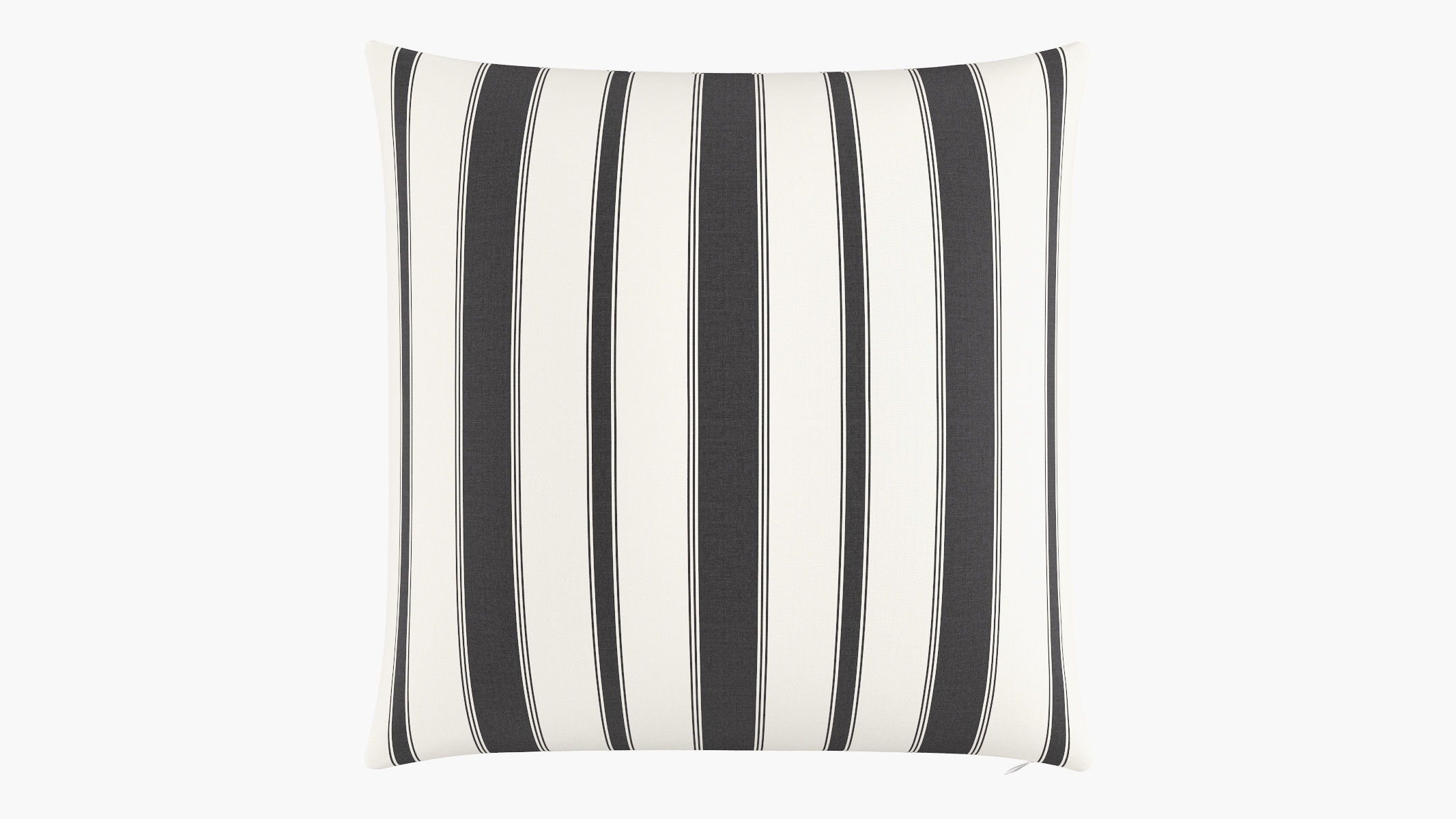 Throw Pillow 26", Ink Clarence Stripe, 26" x 26" - Image 0