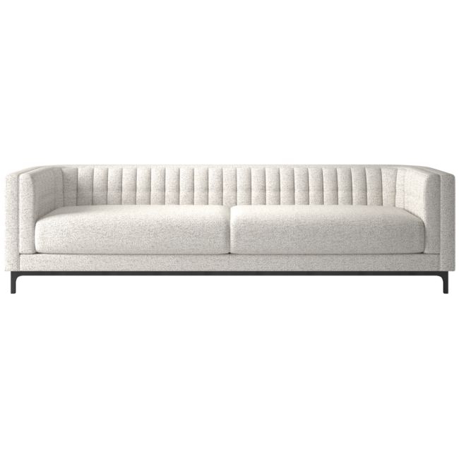 Ambroise 104" Illecebrous Sandstone Sofa - Image 0