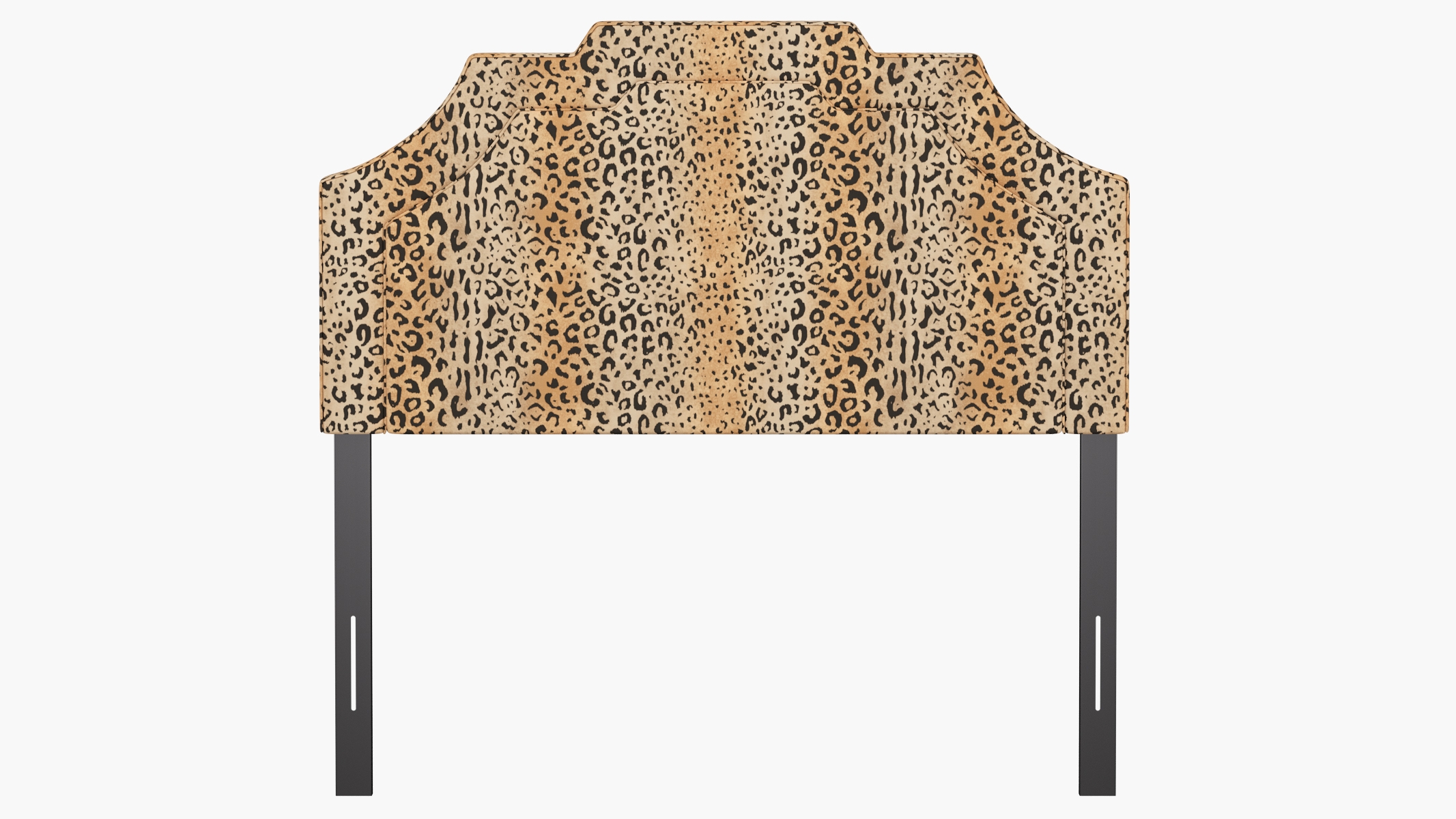 Art Deco Headboard, Leopard, Full - Image 1
