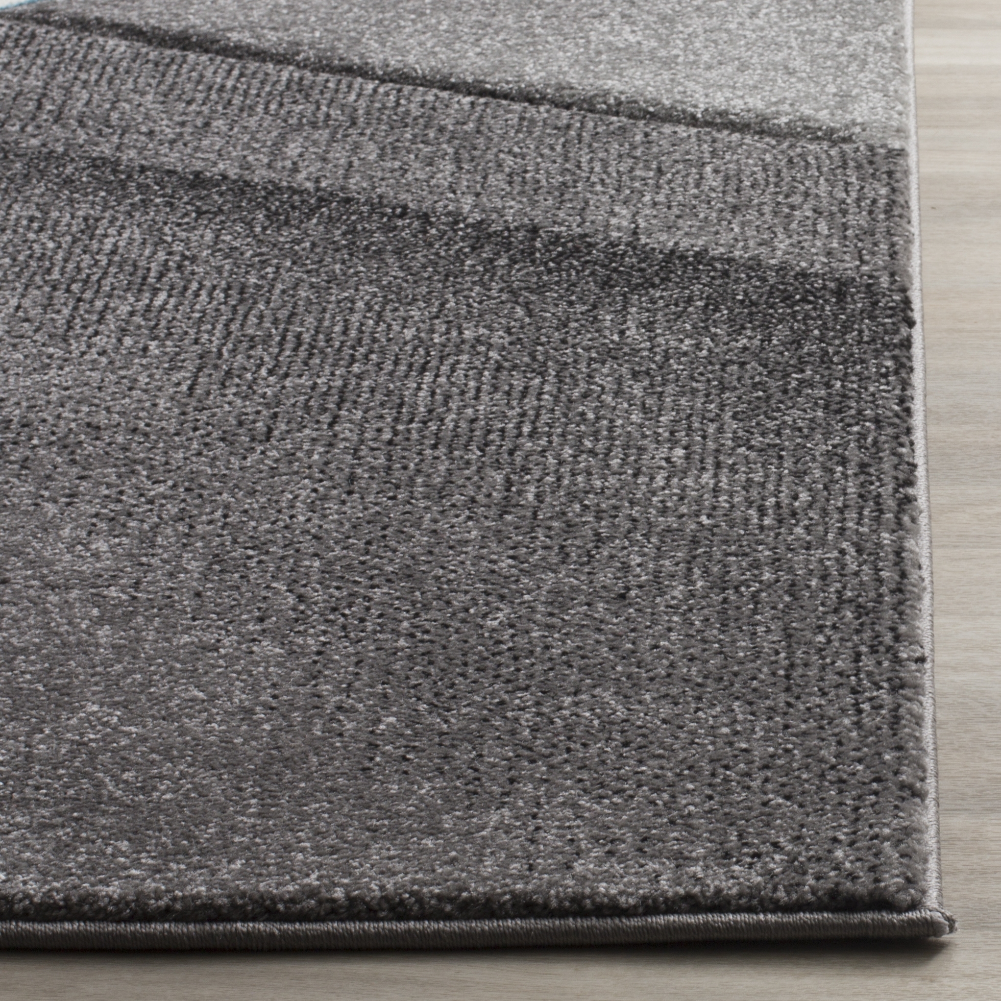 Arlo Home Woven Area Rug, HLW714D, Grey/Teal,  2' 7" X 5' - Image 1