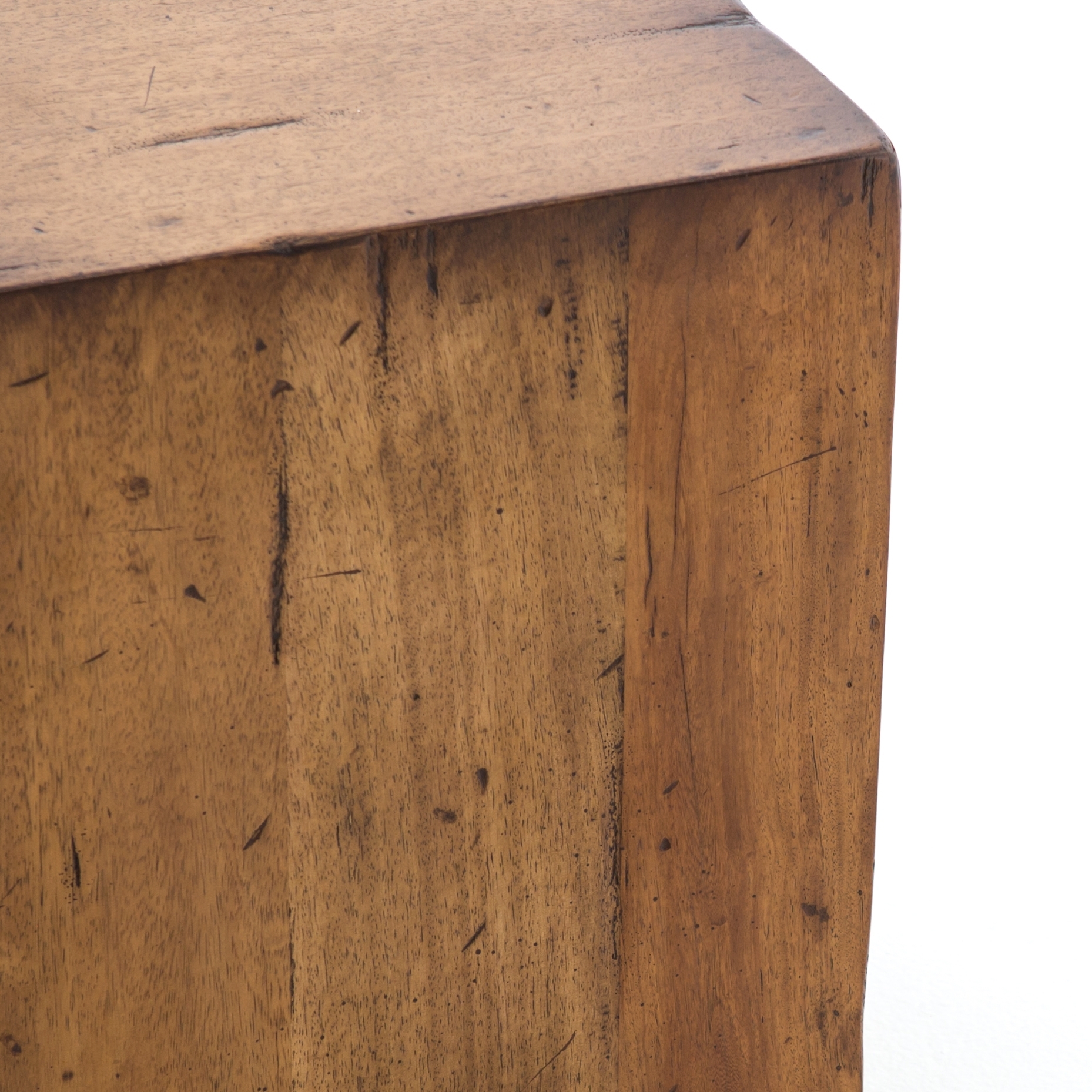 Duncan End Table-Reclaimed Fruitwood - Image 7