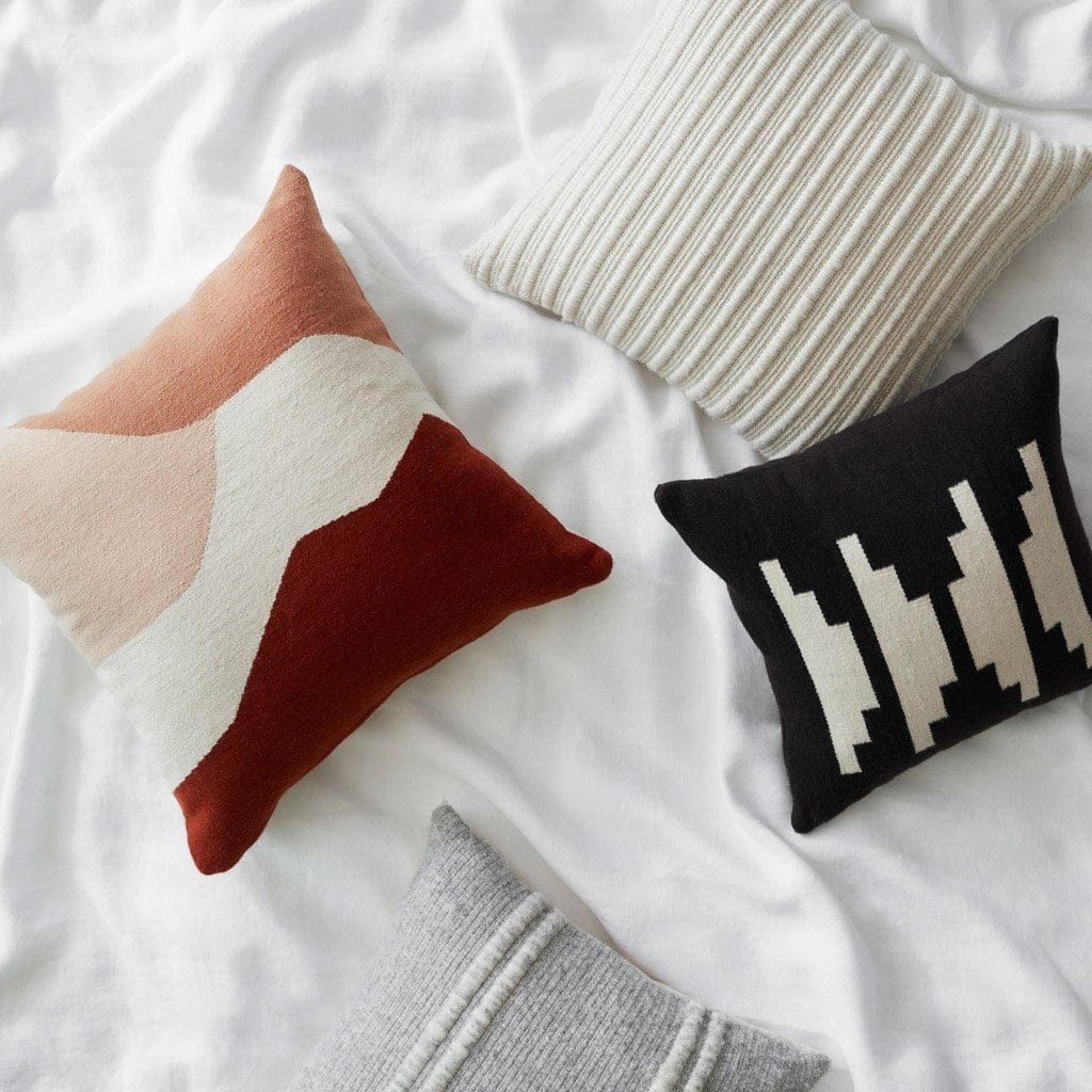 The Citizenry Las Gradas Pillow | 18" x 18" | Black - Image 4