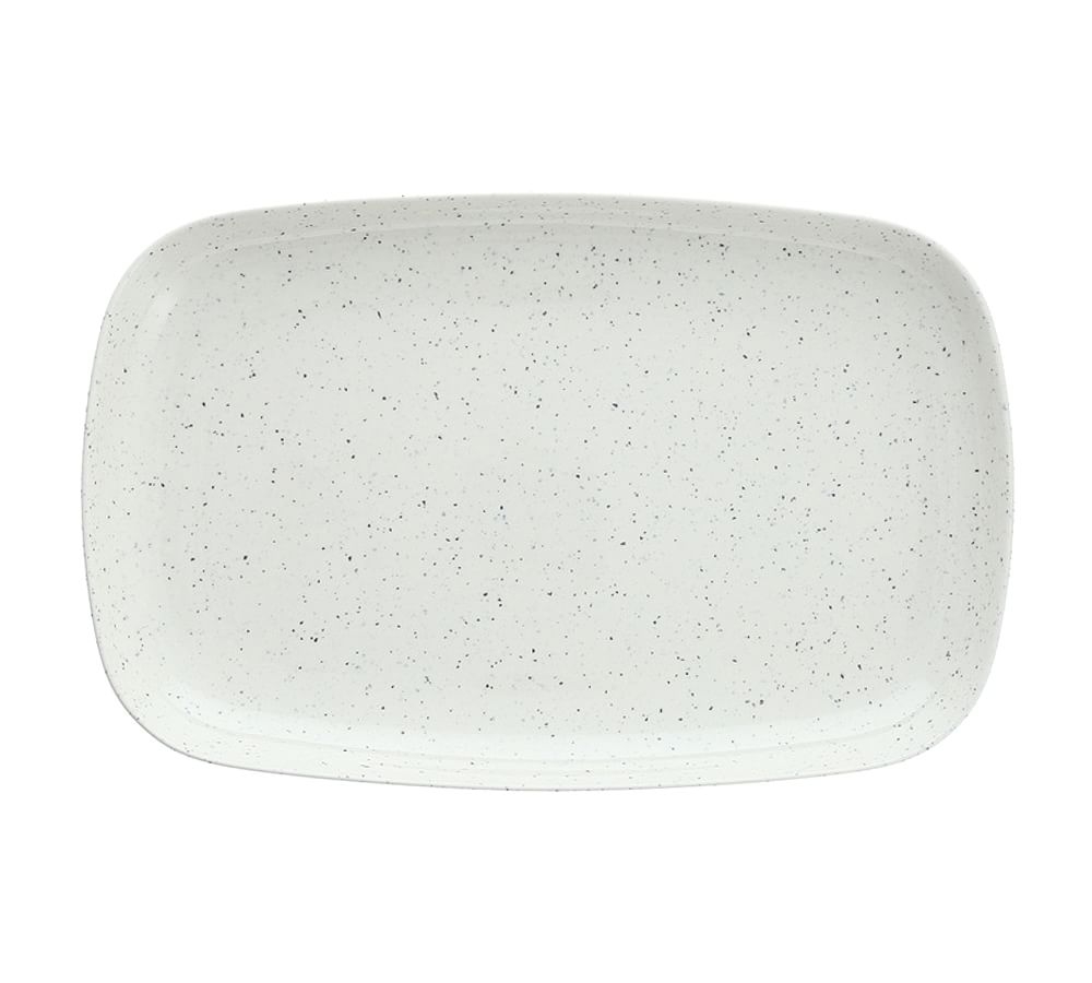 Fortessa Camp Melamine Coupe Platter, 14"L X 9"W, White - Image 0