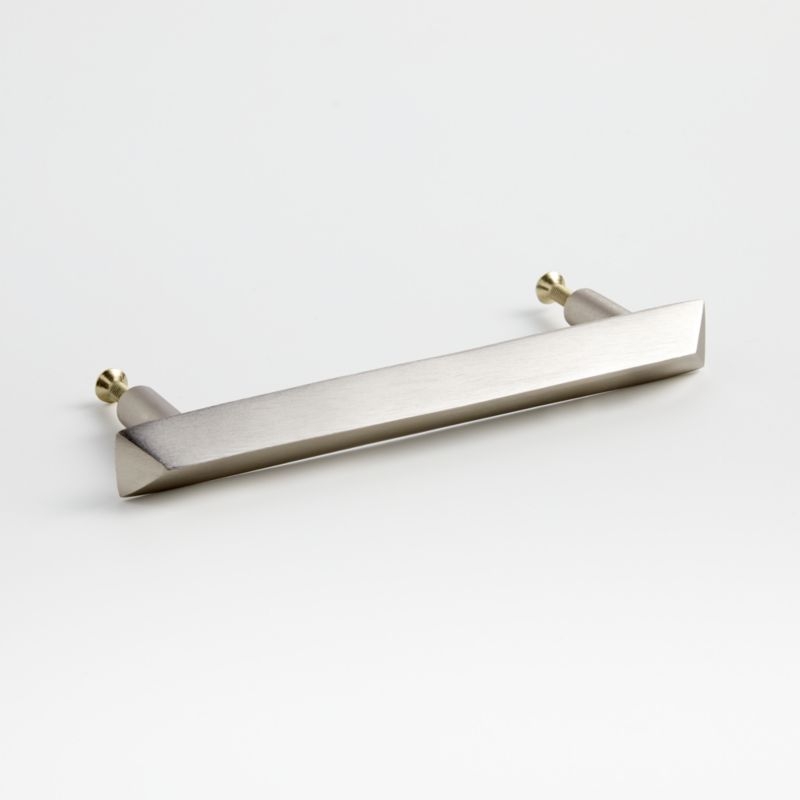 Triangle 4" Brushed Nickel Bar Pull - Image 5