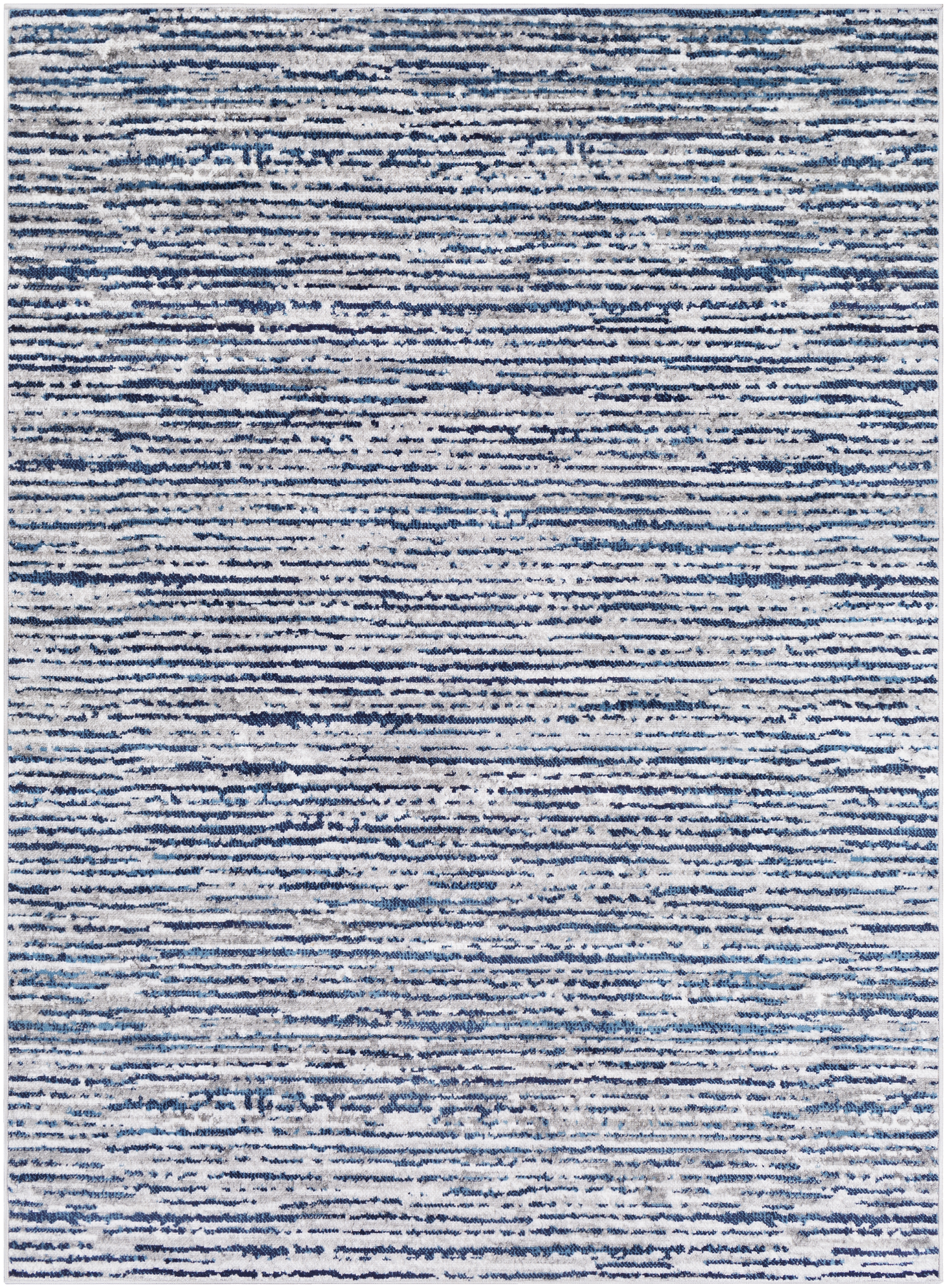 Monte Carlo Gray Indoor 4'3" x 5'7" Machine Woven Rug - Image 0