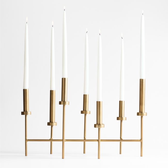 Orion Brass Finish Candelabra - Image 0