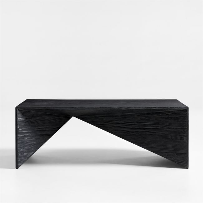 Nord Charcoal Rectangular Wood Coffee Table. Shipping May 2022 - Image 0